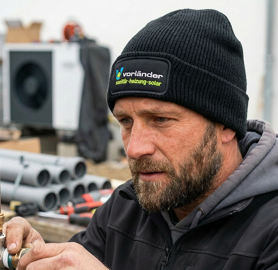 Thinsulate™ Printers Beanie mit Stickerei auf dem Patch nach Wunsch